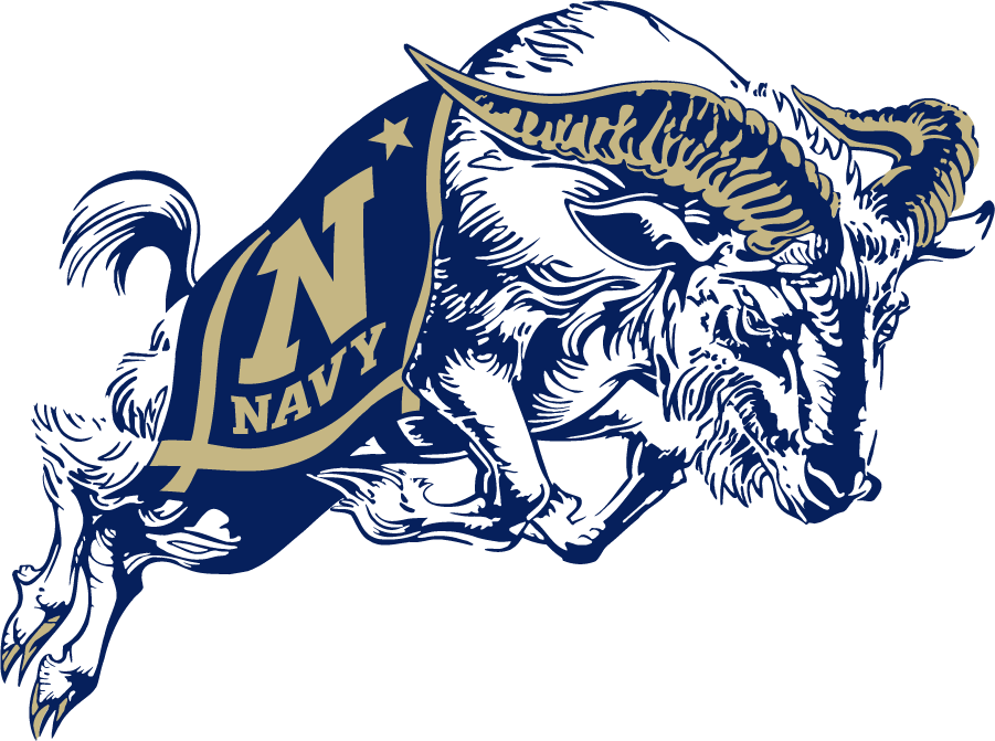 Navy Midshipmen 2017-Pres Secondary Logo diy DTF decal sticker